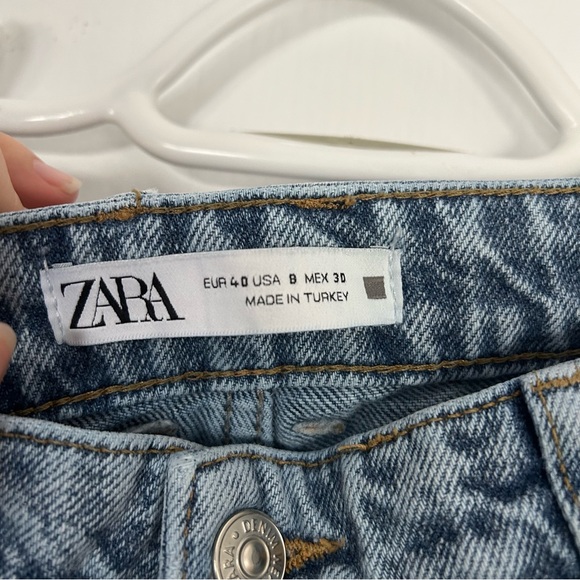 Zara mid rise straight leg ankle jeans - Picture 2 of 5